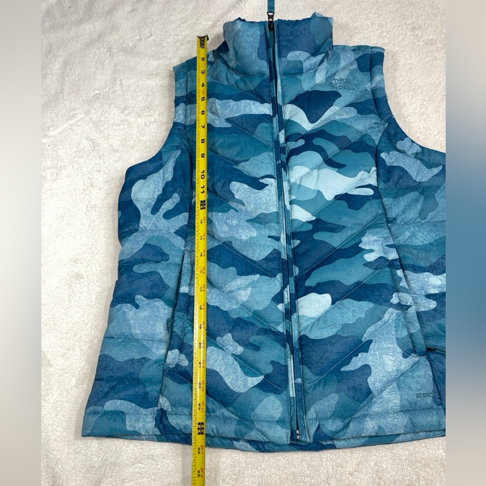 The North Face Blue Cameo Womens Puffer Vest - Picture 9 of 9